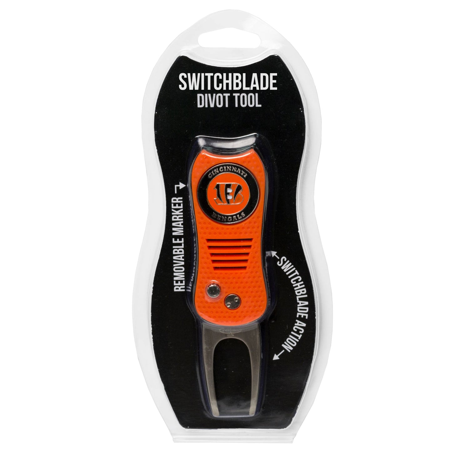 Team Golf CIN Bengals Divot Tools - Switchblade Divot Tool -