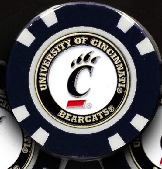 Team Golf Cincinnati Ball Markers - Golf Chip Marker -