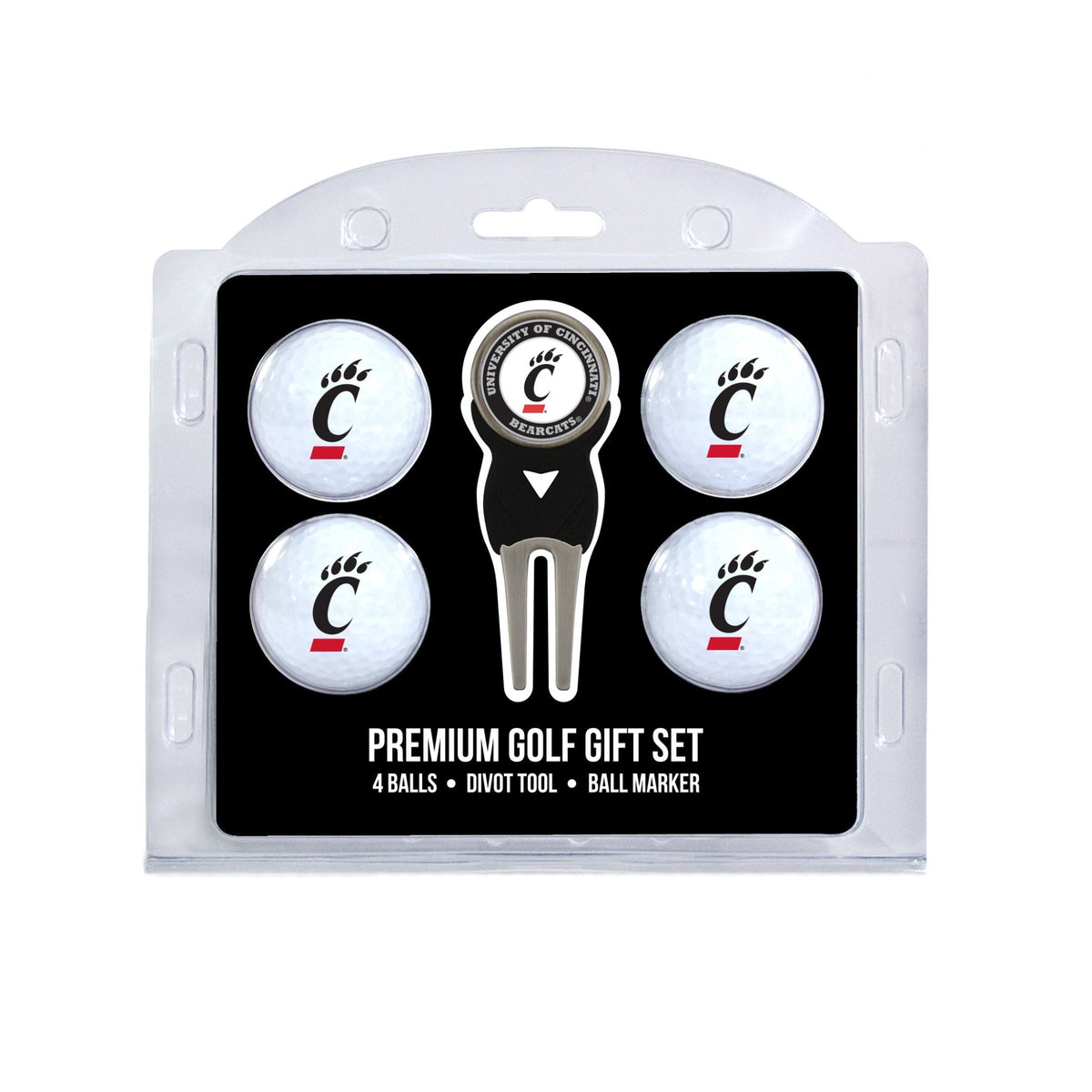 Team Golf Cincinnati Golf Gift Sets - 4 Ball Gift Set -