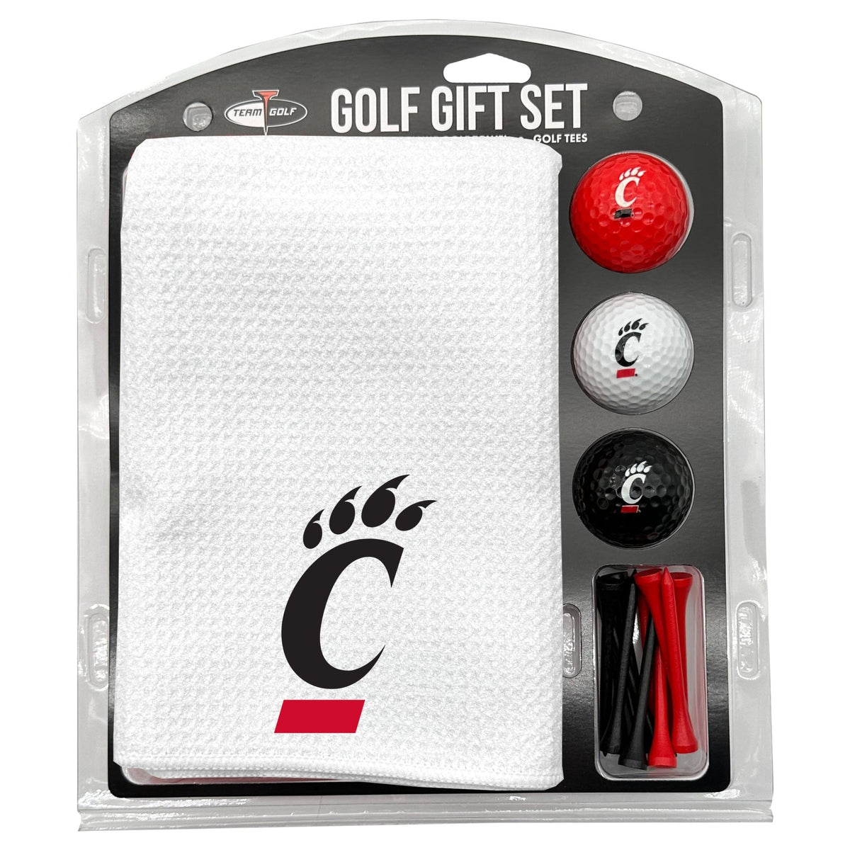 Team Golf Cincinnati Golf Gift Sets - Microfiber Towel Gift Set - White -