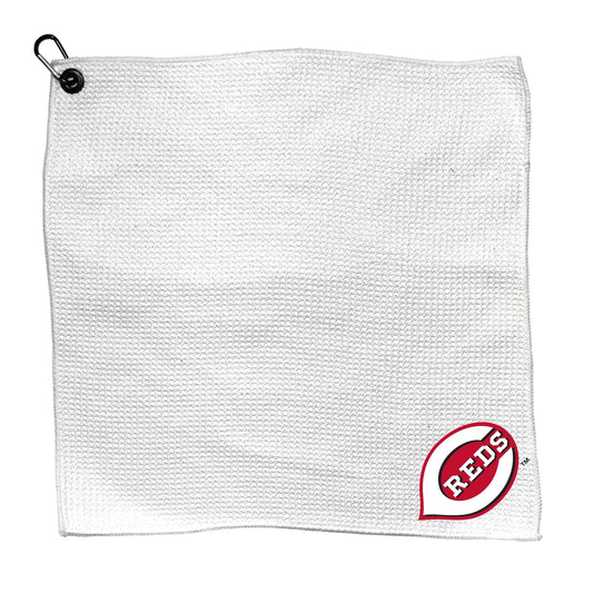 Team Golf Cincinnati Reds Golf Towels - Microfiber 15X15 White -