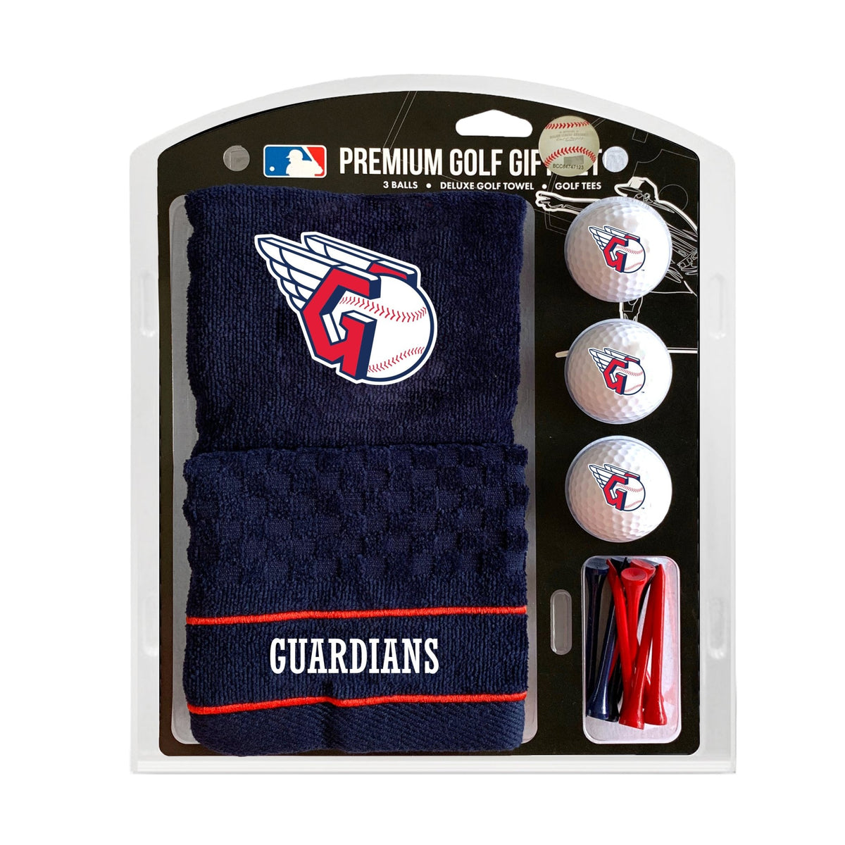 Team Golf Cleveland Guardians Golf Gift Sets - Embroidered Towel Gift Set -