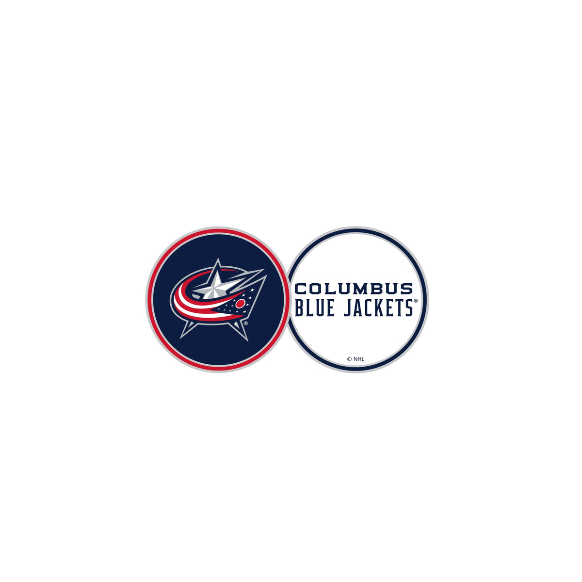 Team Golf COLM Blue Jackets Ball Markers - Ball Marker -
