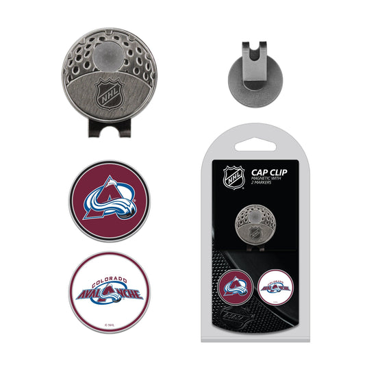 Team Golf COLO Avalanche Ball Markers - Hat Clip w 2 Ball Markers -