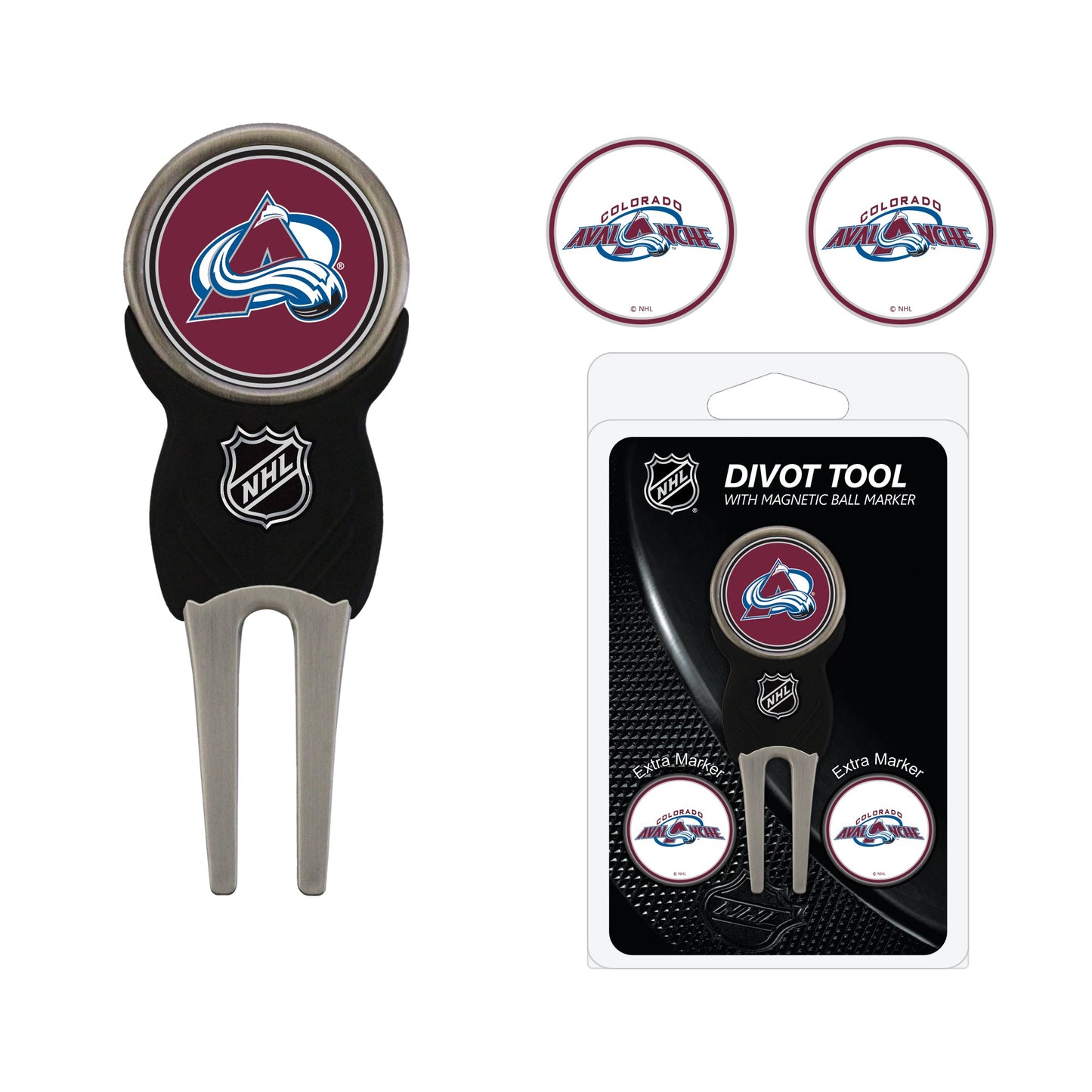 Team Golf COLO Avalanche Divot Tools - Signature Divot Tool Pack -
