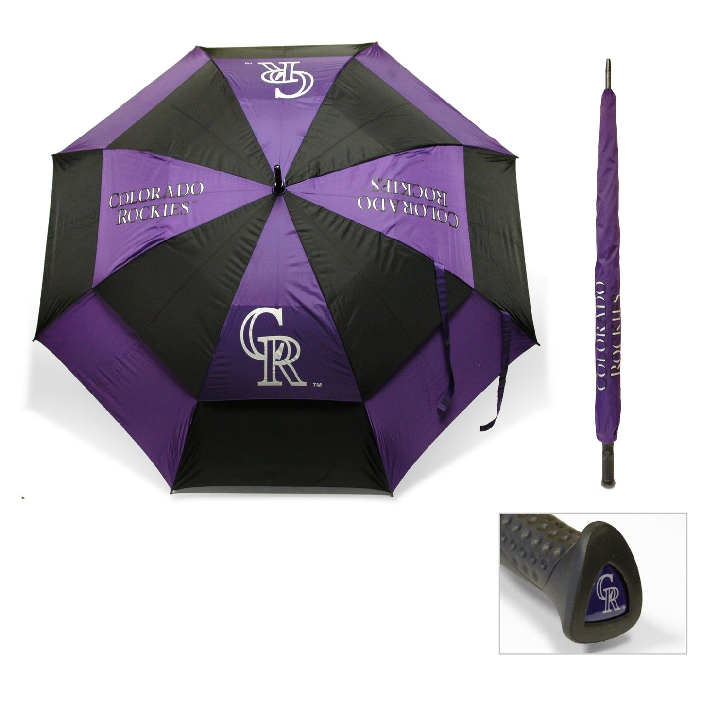 Team Golf Colorado Rockies Golf Umbrella -