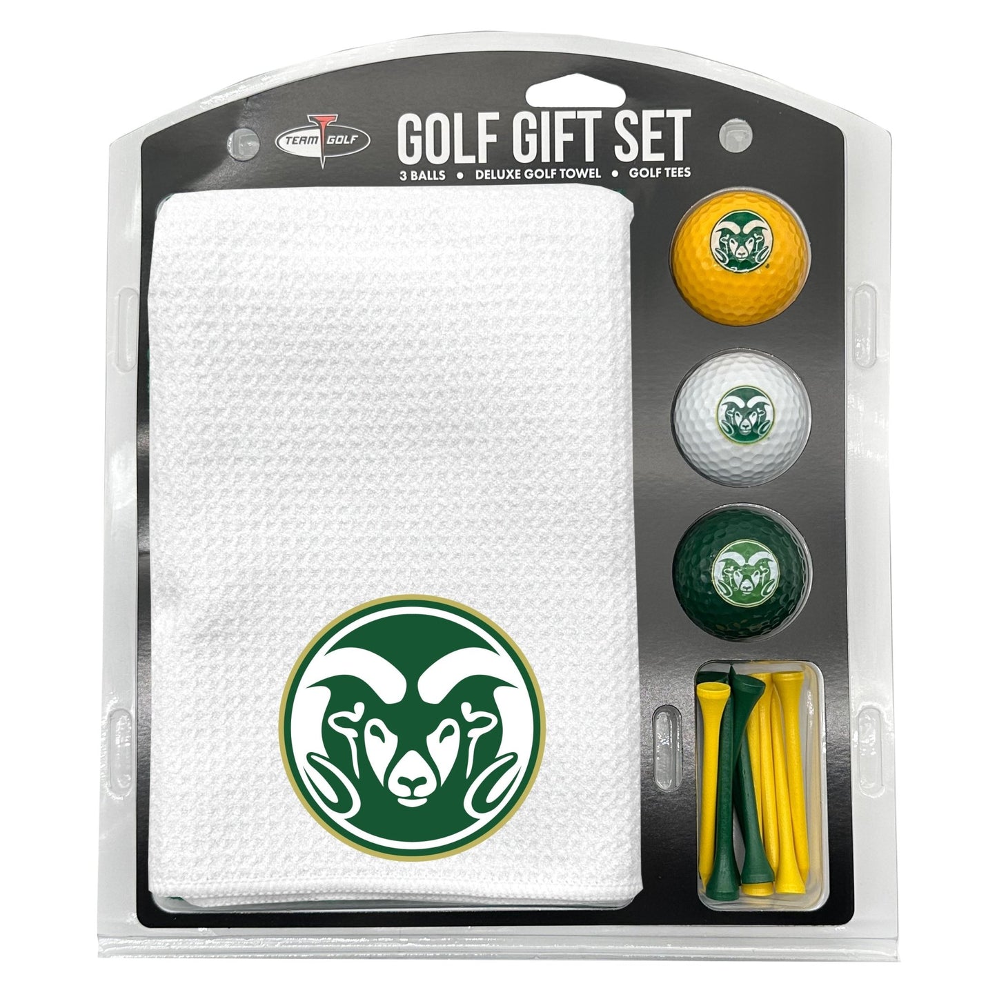 Team Golf Colorado St Golf Gift Sets - Microfiber Towel Gift Set - White -