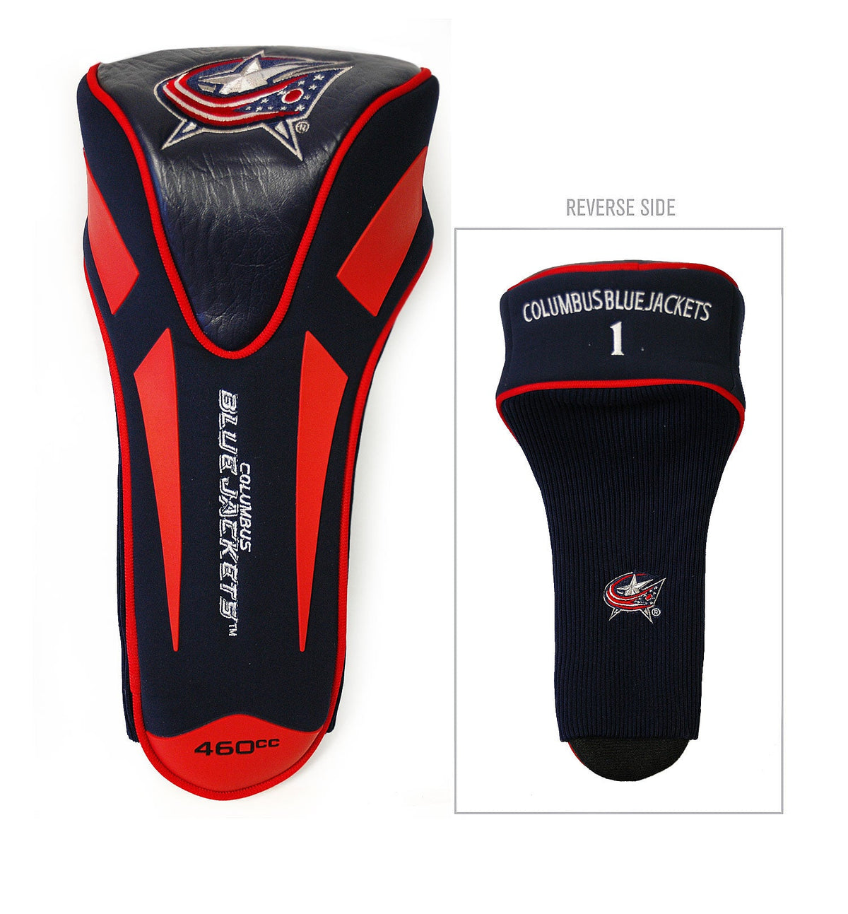Team Golf Columbus Blue Jackets DR/FW Headcovers - Apex Driver HC - Embroidered