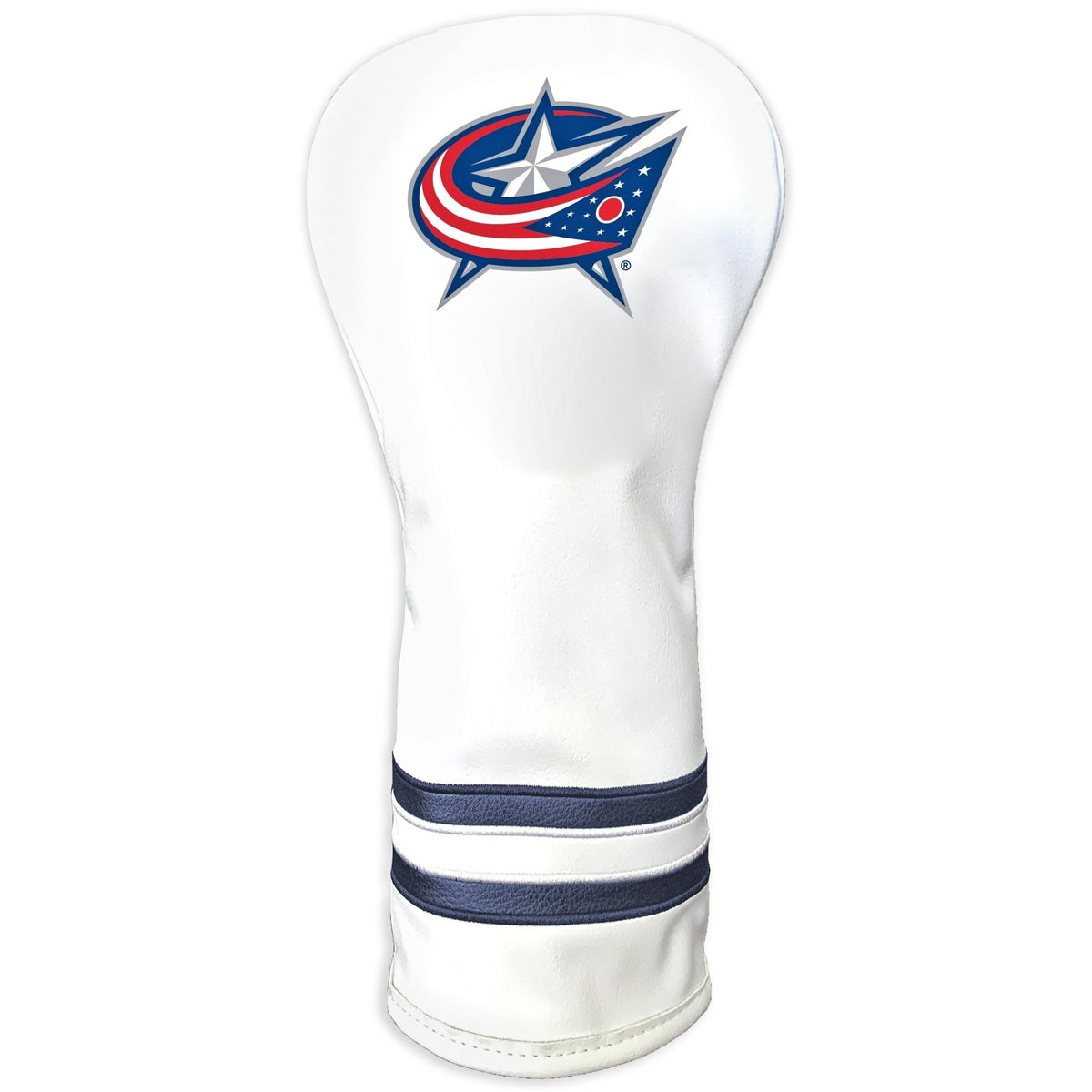Team Golf Columbus Blue Jackets DR/FW Headcovers - Fairway HC - Printed White