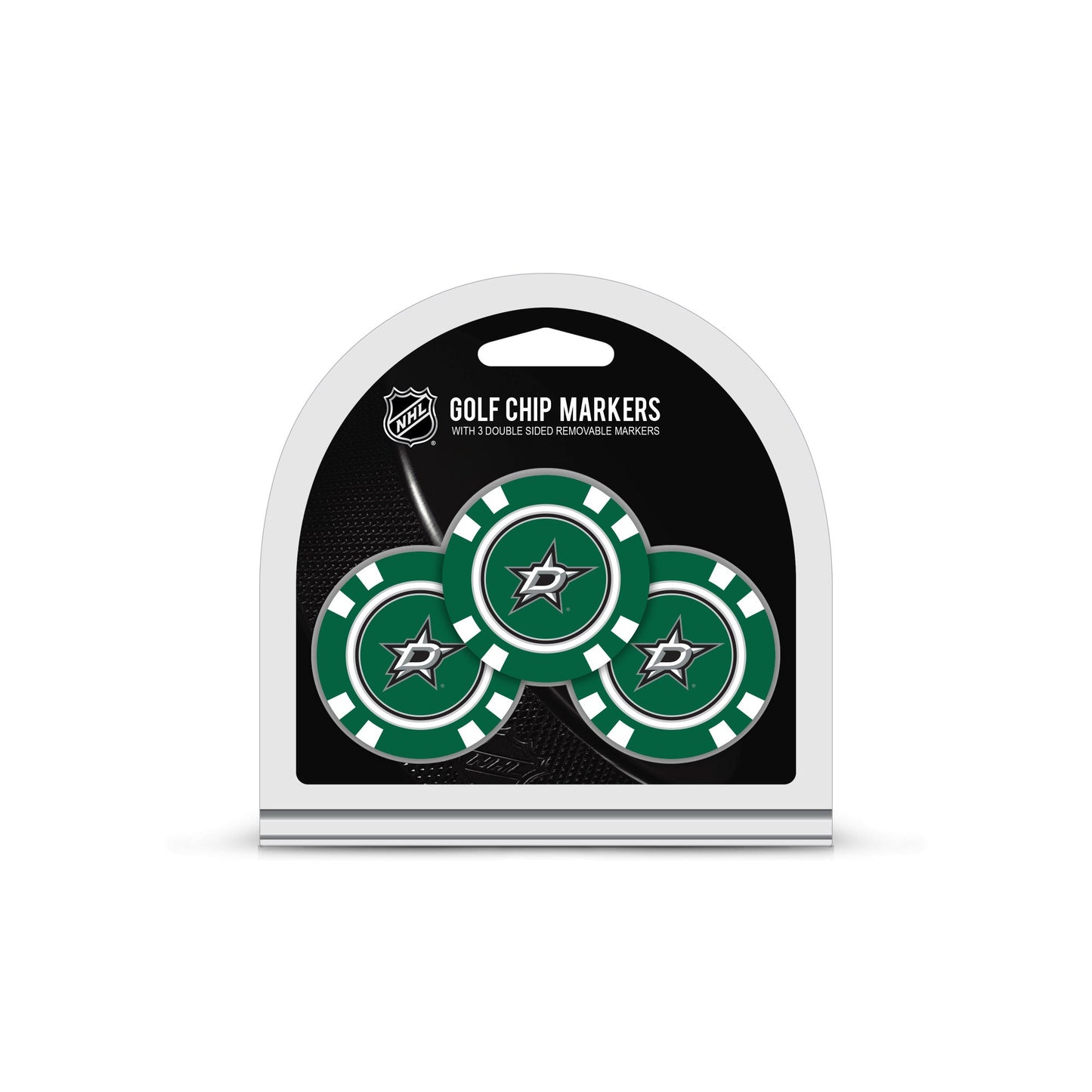 Team Golf DAL Stars Ball Markers - 3 Pack Golf Chip Markers -