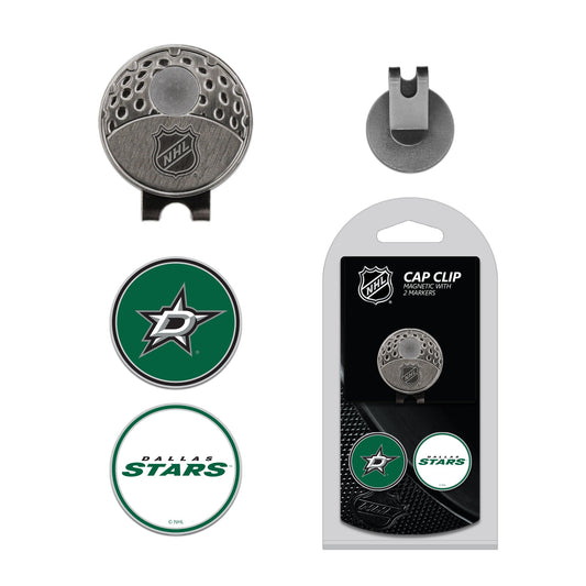Team Golf DAL Stars Ball Markers - Hat Clip w 2 Ball Markers -