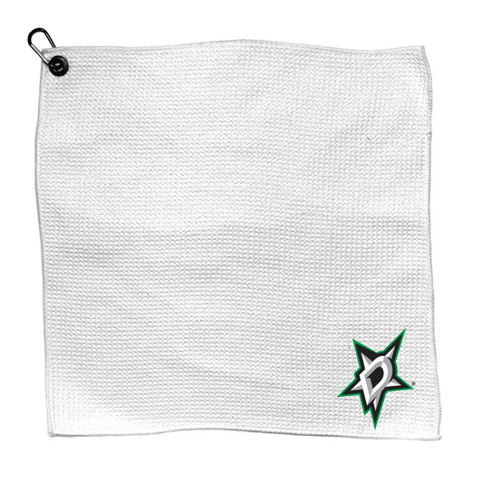 Team Golf DAL Stars Golf Towels - Microfiber 15X15 White -