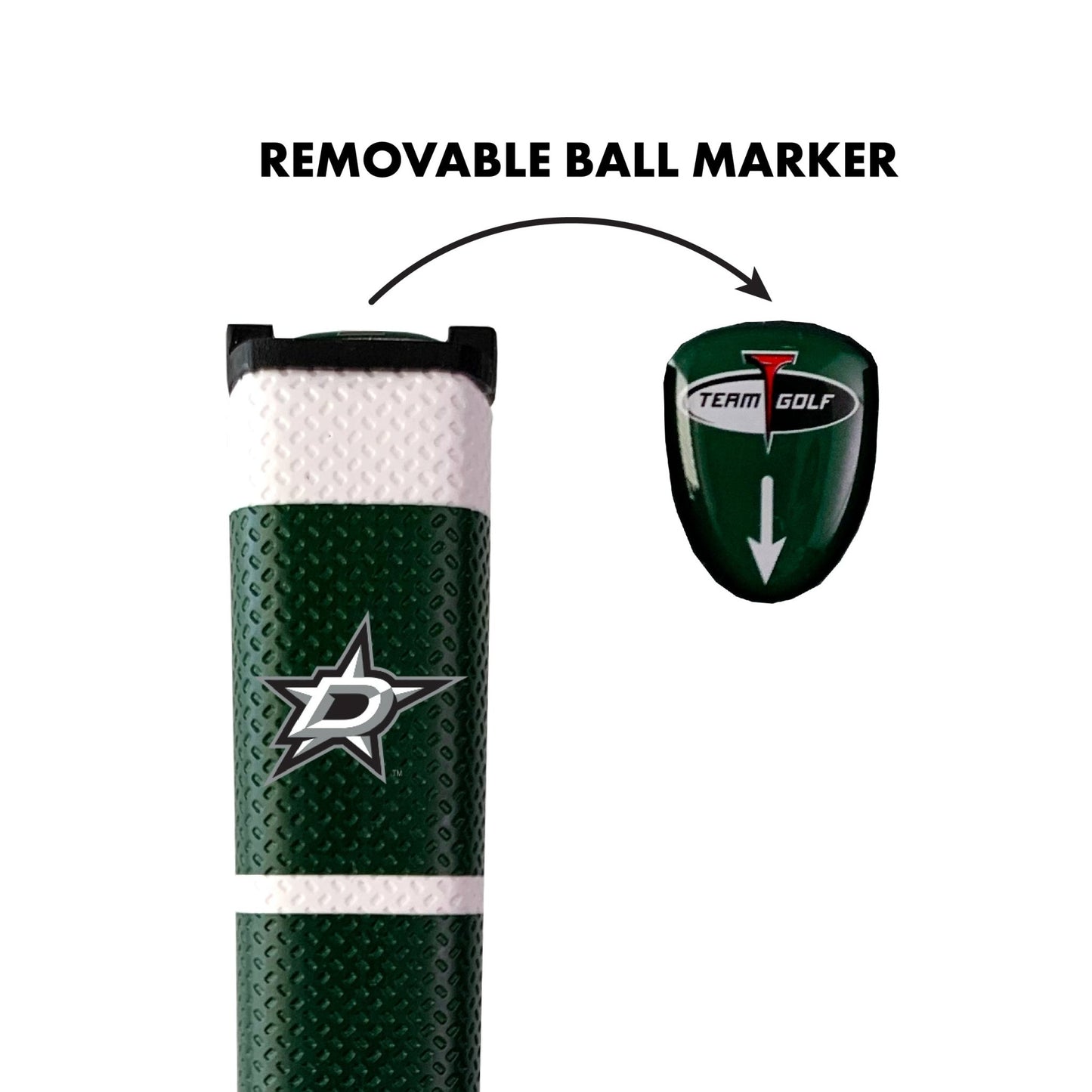 Team Golf DAL Stars Putter Grips - Green -
