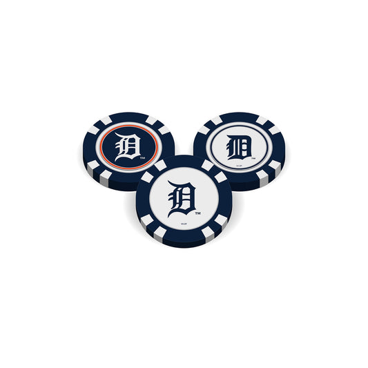 Team Golf Detroit Tigers Ball Markers - Golf Chip Marker -