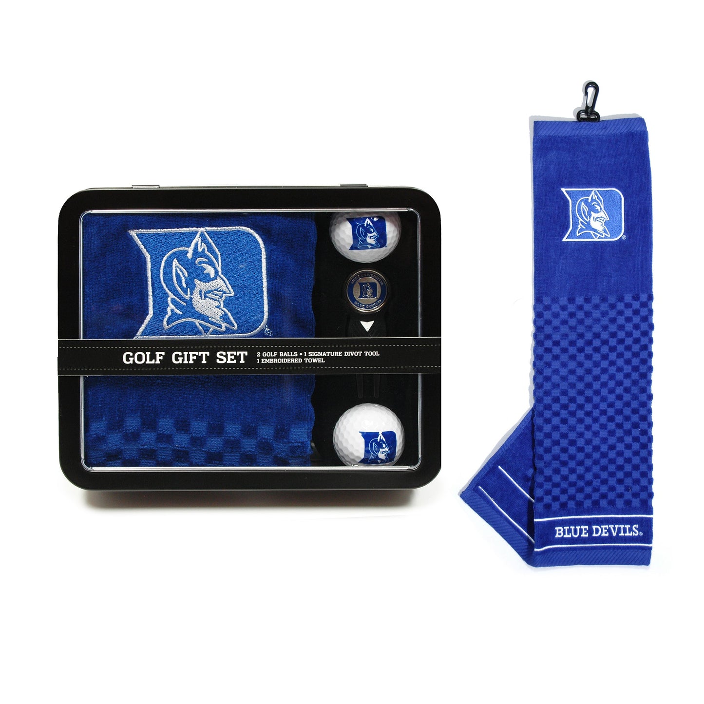 Team Golf Duke Golf Gift Sets - Embroidered Towel Gift Set -