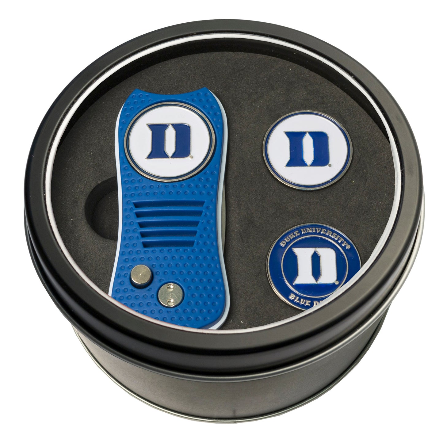 Team Golf Duke Golf Gift Sets - Tin - Divot Tool & 2 Markers -