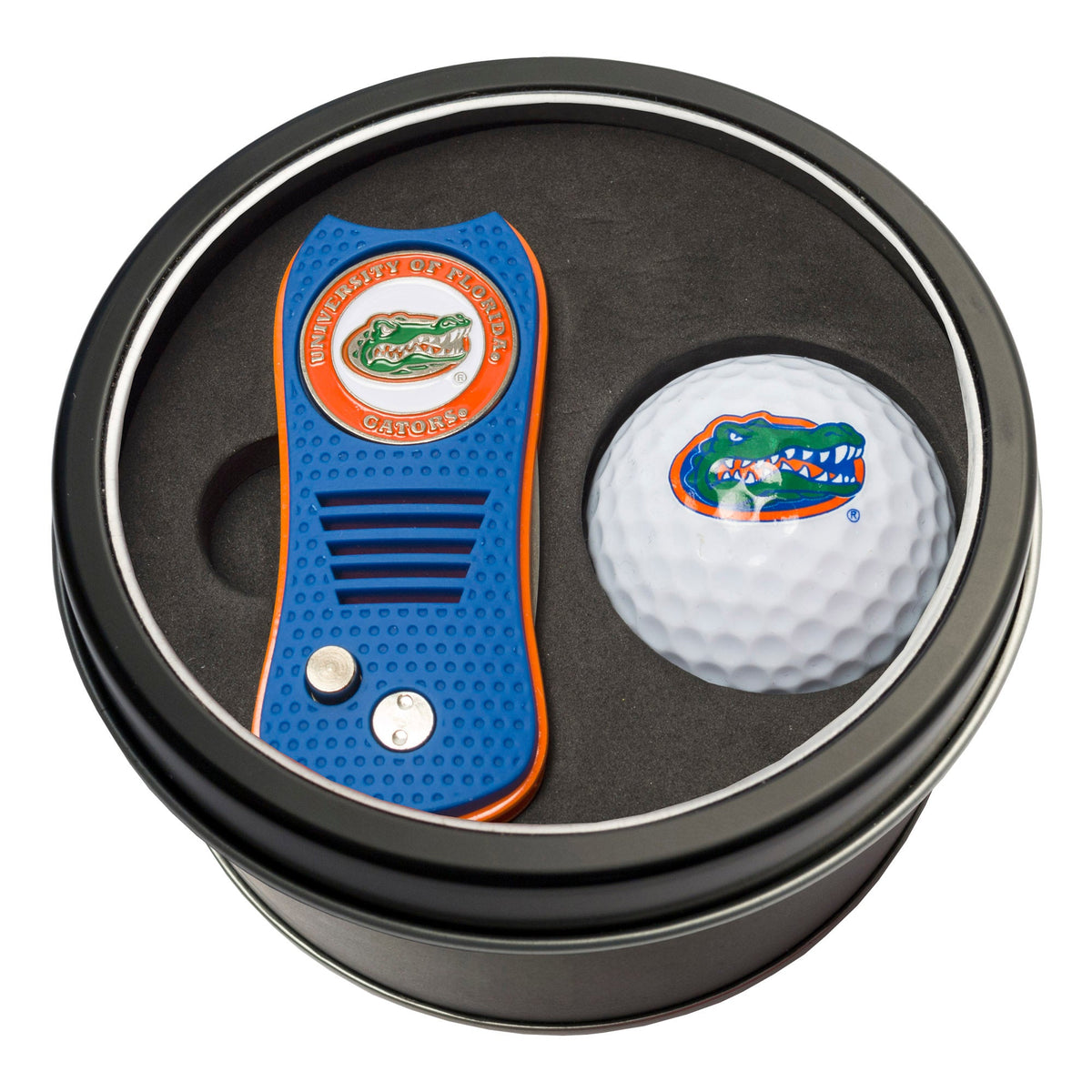 Team Golf Florida Golf Gift Sets - Tin - Divot Tool & Golf Ball -