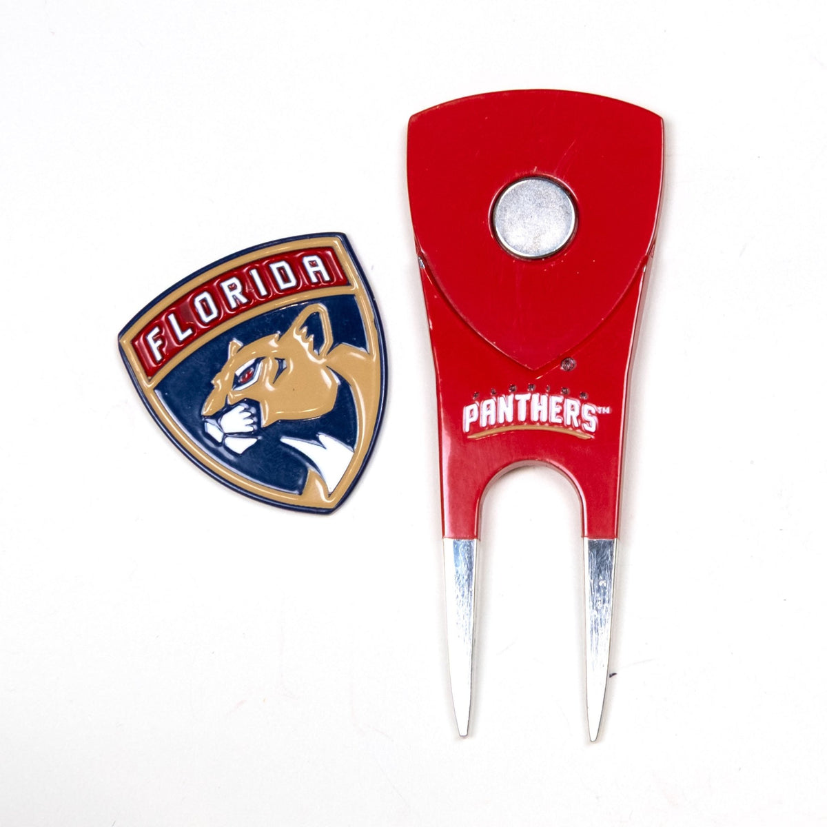 Team Golf Florida Panthers Divot Tools - Custom Shaped -