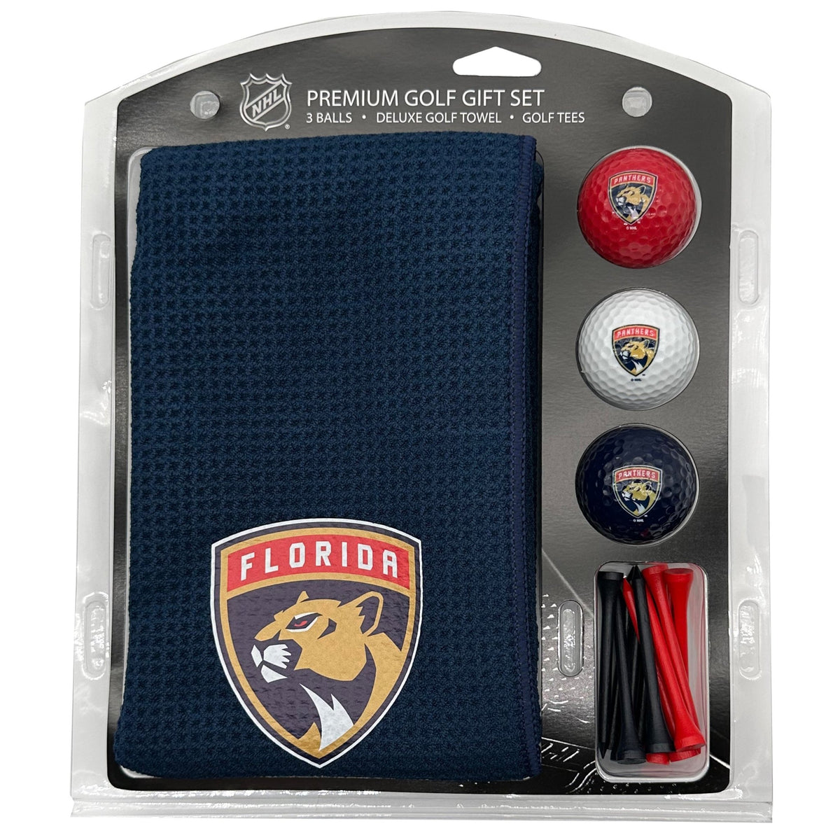 Team Golf Florida Panthers Golf Gift Sets - Microfiber Towel Gift Set - Color -
