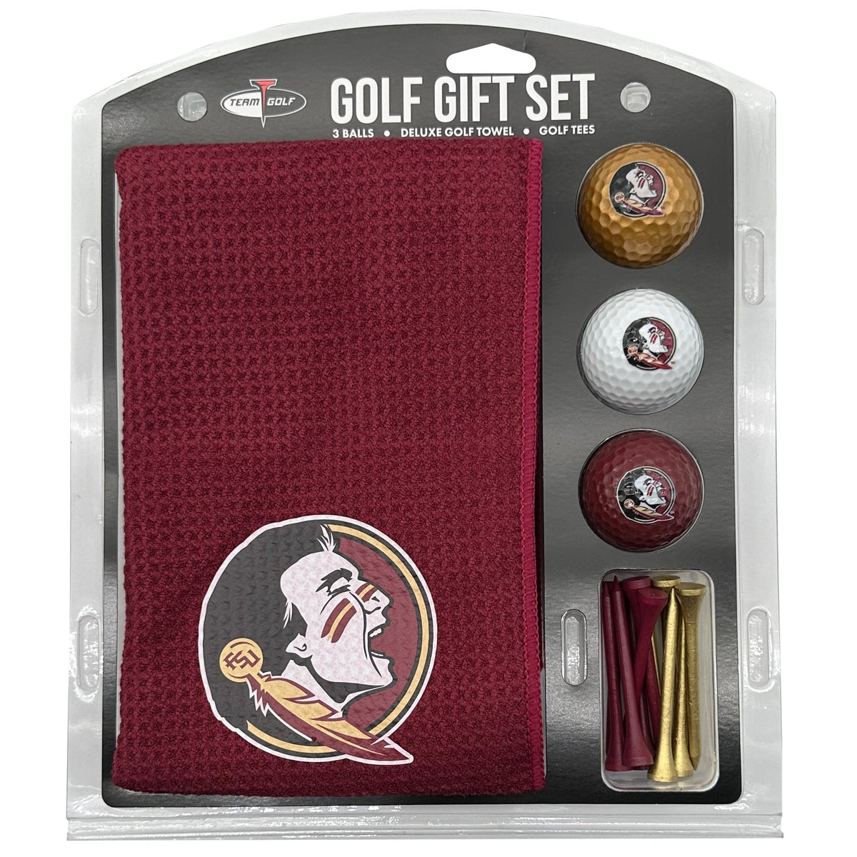 Team Golf Florida St Golf Gift Sets - Microfiber Towel Gift Set - Color -