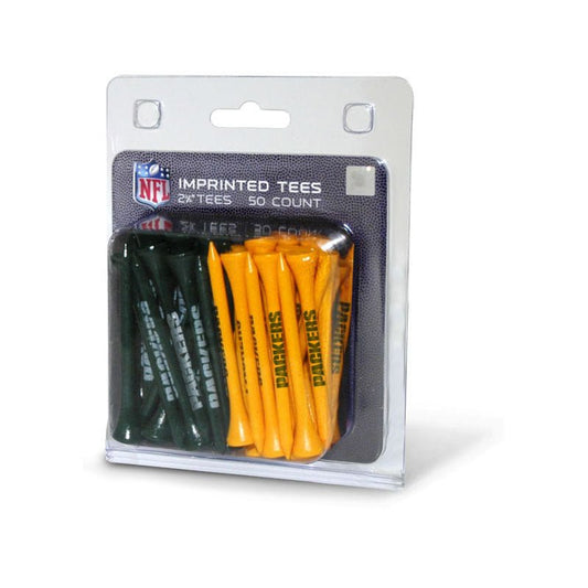 Team Golf GB Packers Golf Tees - 50 Tee Pack -