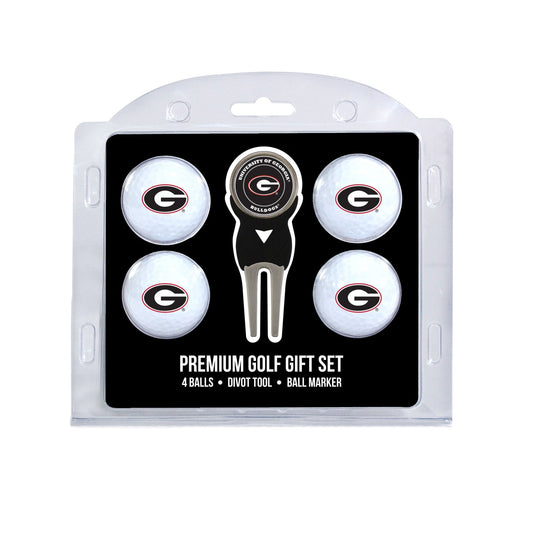 Team Golf Georgia Golf Gift Sets - 4 Ball Gift Set -