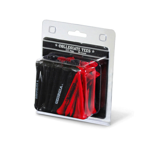Team Golf Georgia Golf Tees - 50 Tee Pack -