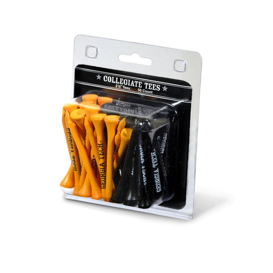Team Golf Georgia Tech Golf Tees - 50 Tee Pack -