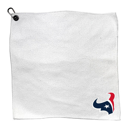 Team Golf HOU Texans Golf Towels - Microfiber 15X15 White -