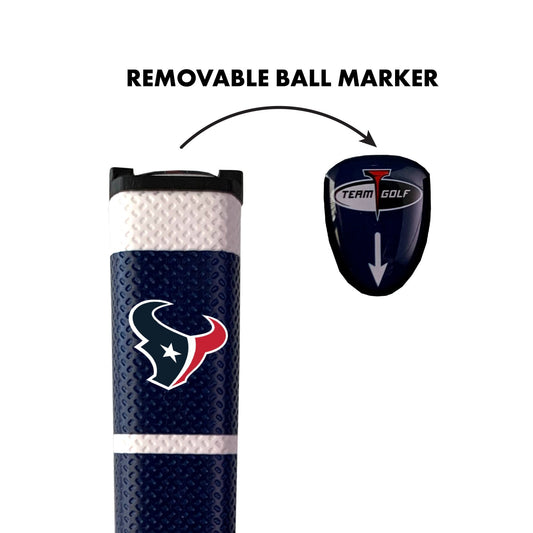 Team Golf HOU Texans Putter Grips - Navy -