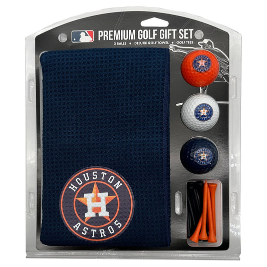 Team Golf Houston Astros Golf Gift Sets - Microfiber Towel Gift Set - Color -