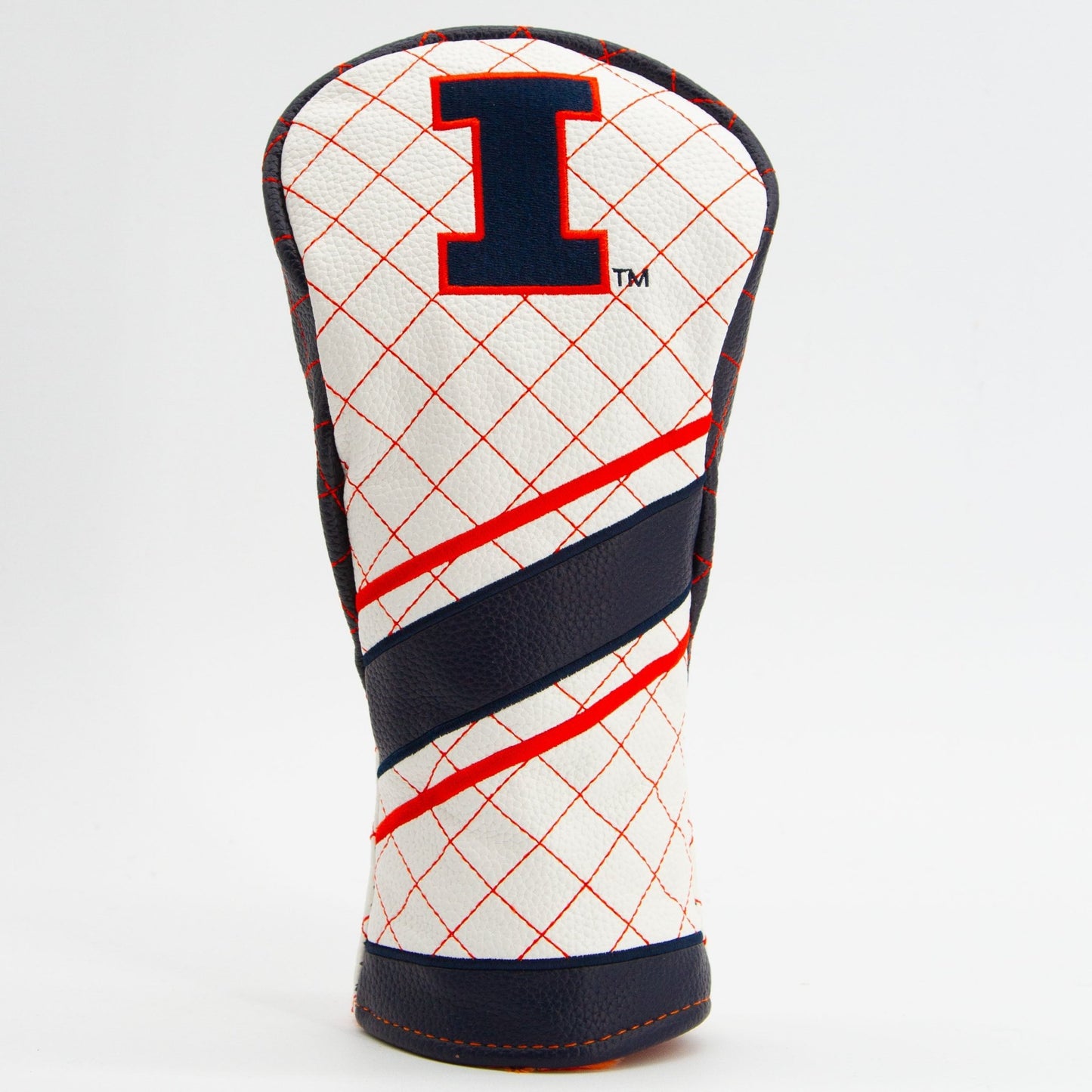 Team Golf Illinois DR/FW Quilted Headcovers - Team Golf USA