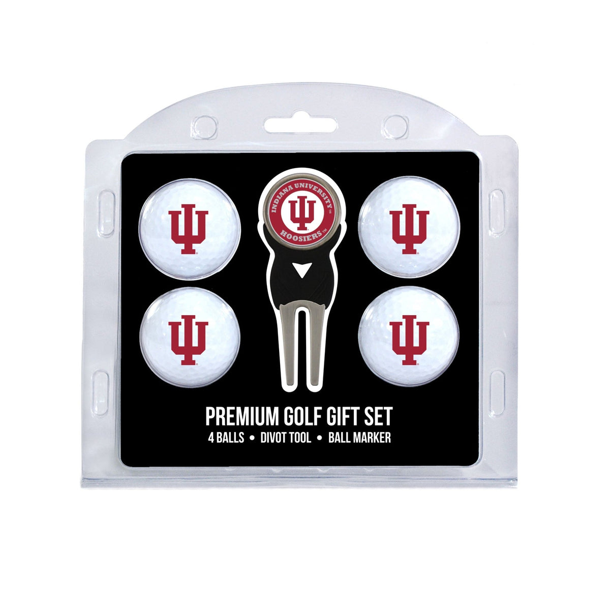 Team Golf Indiana Golf Gift Sets - 4 Ball Gift Set -