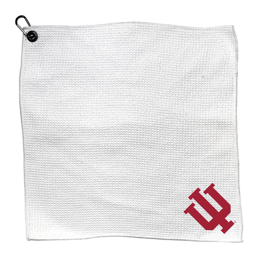 Team Golf Indiana Golf Towels - Microfiber 15X15 White -