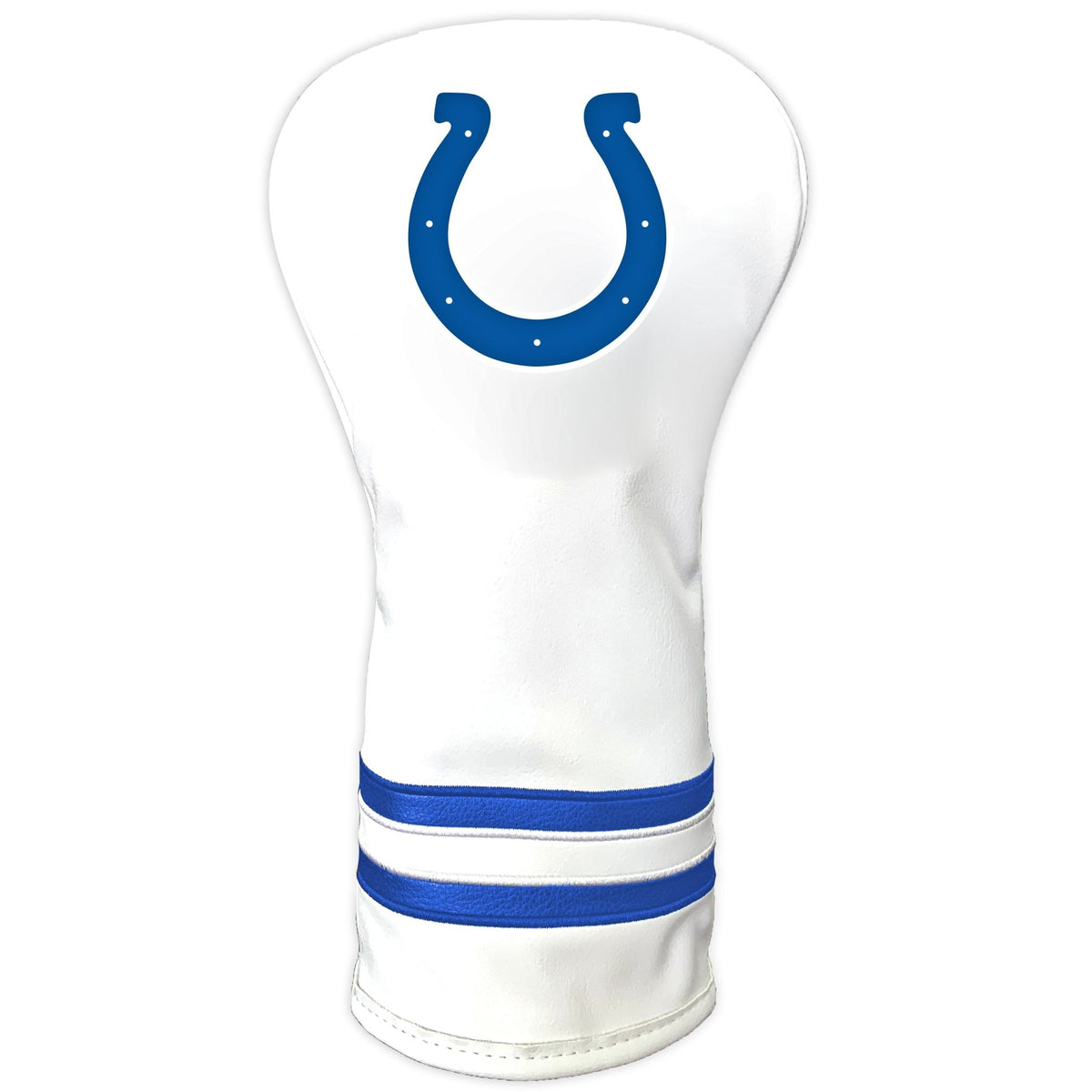 Team Golf Indianapolis Colts DR/FW Headcovers - Vintage Driver HC - Printed White