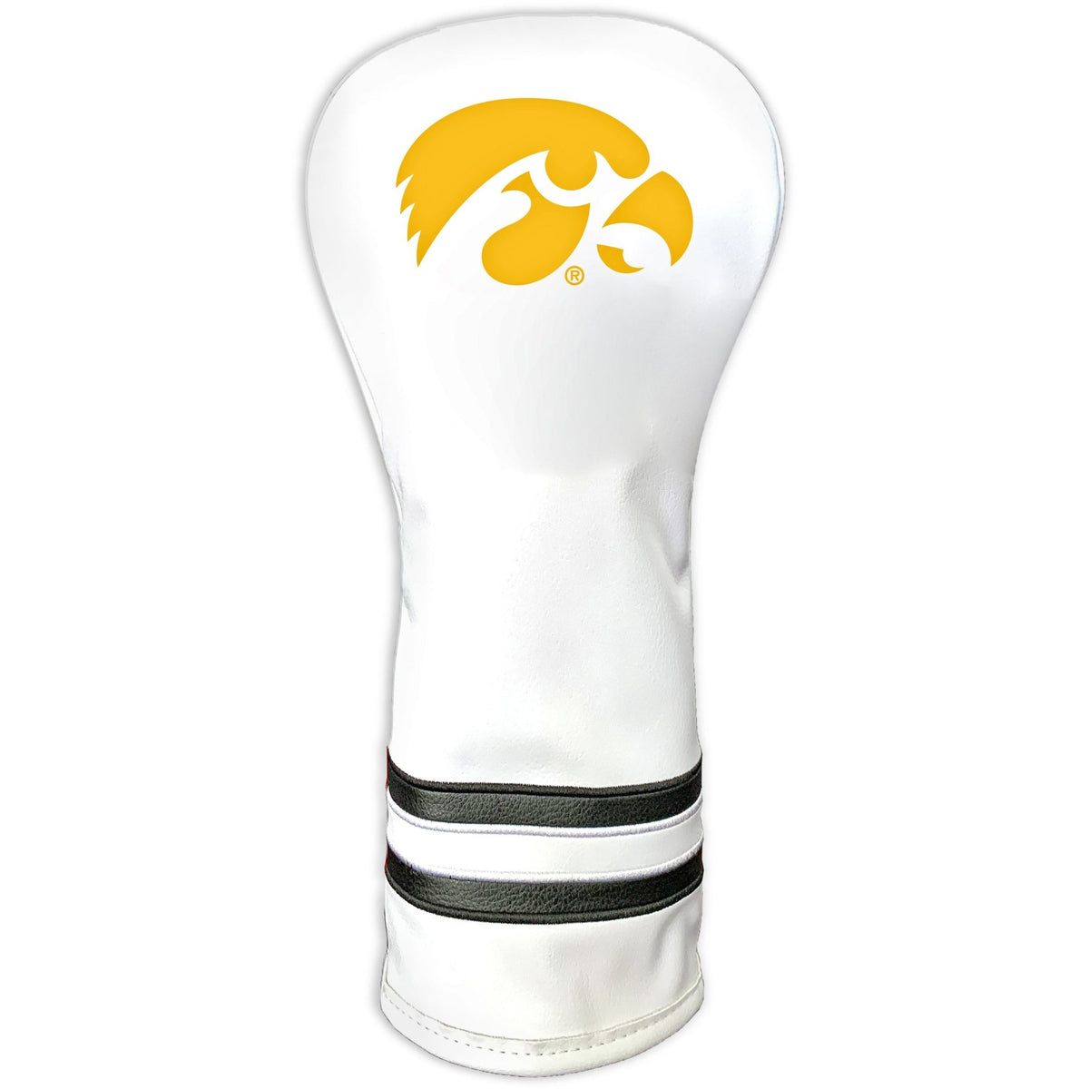 Team Golf Iowa DR/FW Headcovers - Fairway HC - Printed White