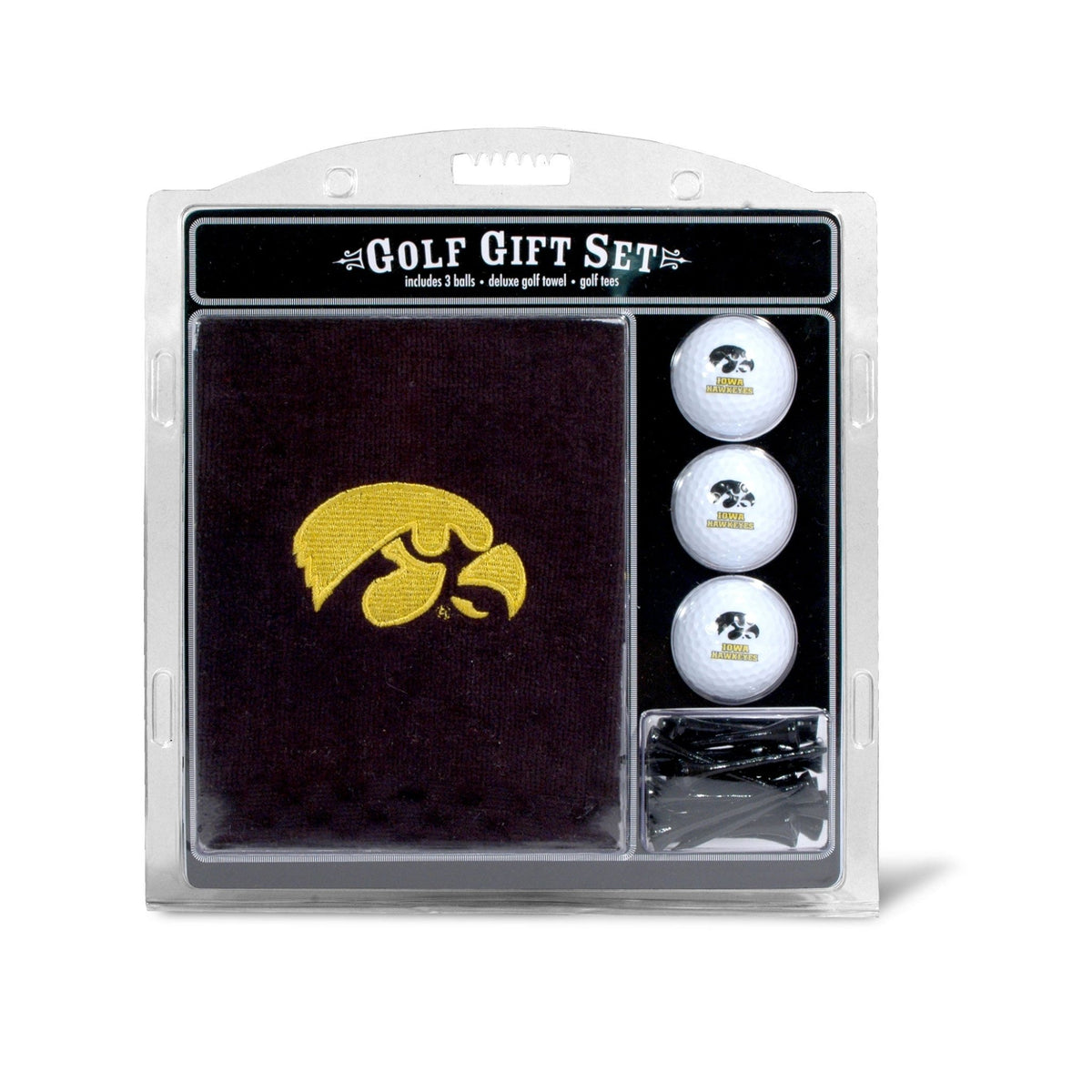 Team Golf Iowa Golf Gift Sets - Embroidered Towel Gift Set -