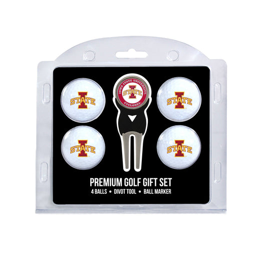 Team Golf Iowa St Golf Gift Sets - 4 Ball Gift Set -
