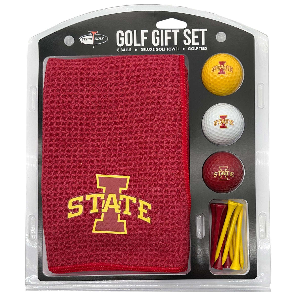 Team Golf Iowa St Golf Gift Sets - Microfiber Towel Gift Set - Color -