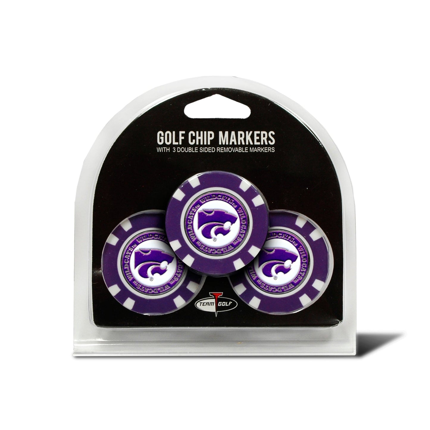 Team Golf Kansas St Ball Markers - Golf Chip Marker -