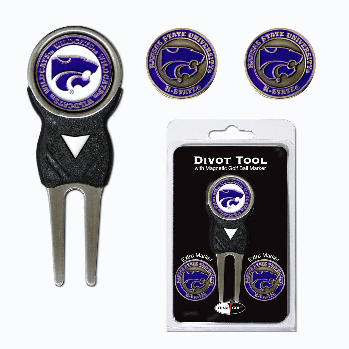 Team Golf Kansas St Divot Tools - Signature Divot Tool Pack -