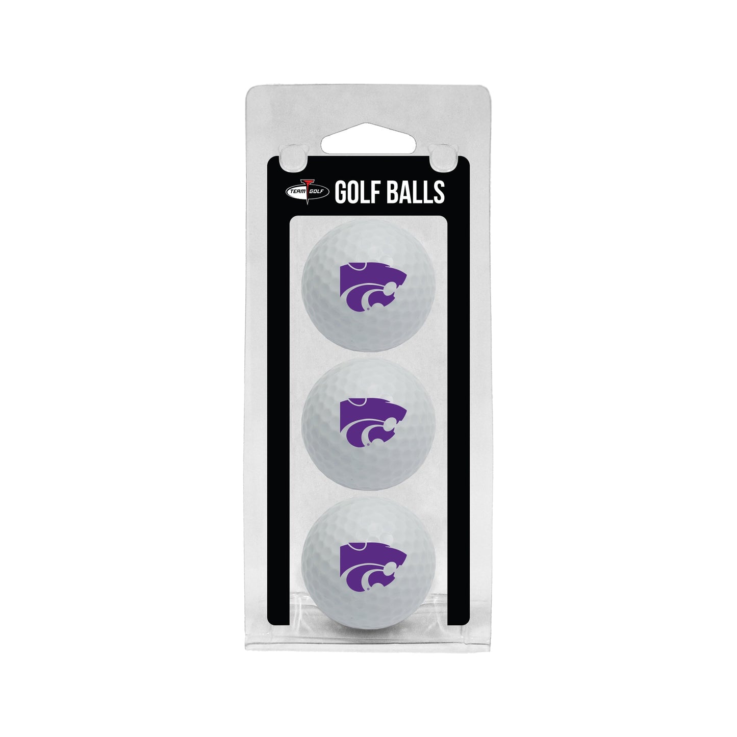 Team Golf Kansas St Golf Balls - 3 Pack - White