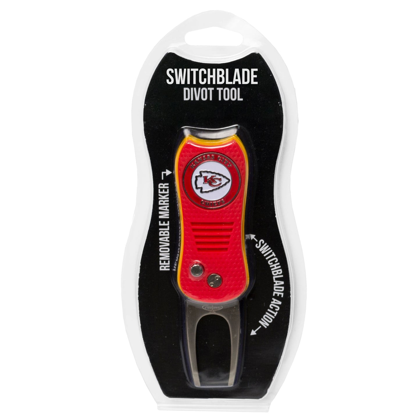 Team Golf KC Chiefs Divot Tools - Switchblade Divot Tool -