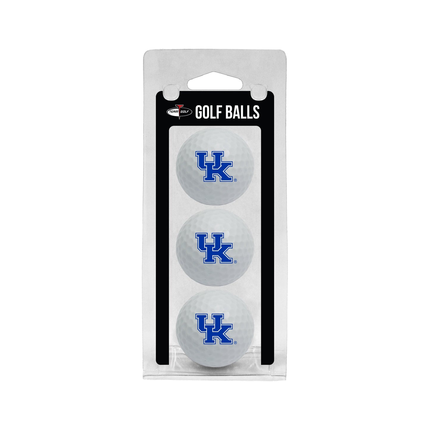 Team Golf Kentucky Golf Balls - 3 Pack - White
