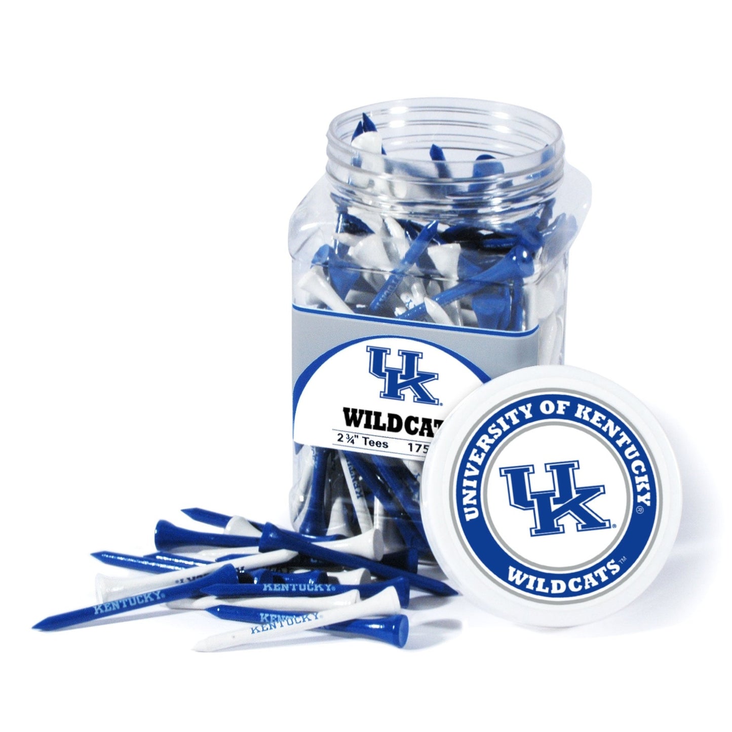 Team Golf Kentucky Golf Tees - 175 Tee Jar -
