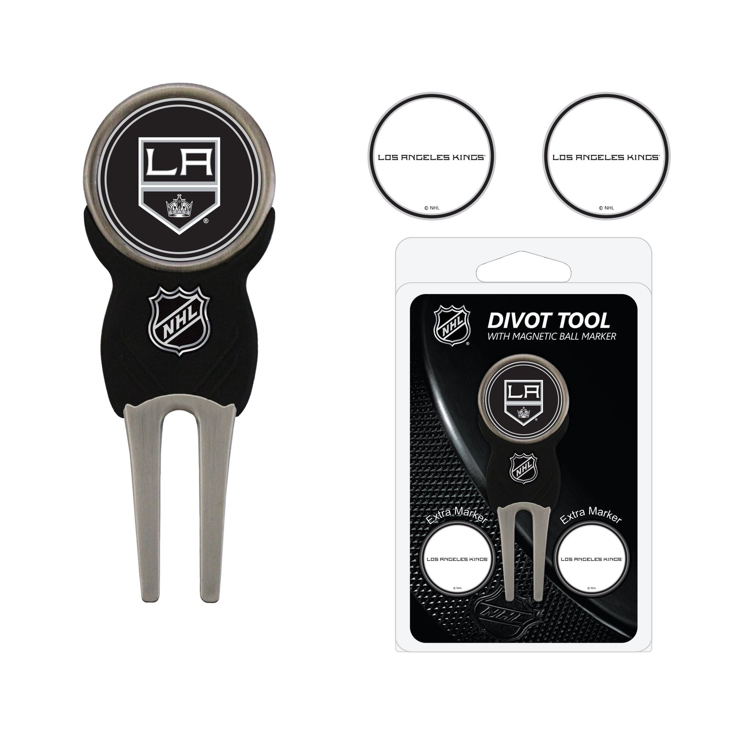 Team Golf LA Kings Divot Tools - Signature Divot Tool Pack -