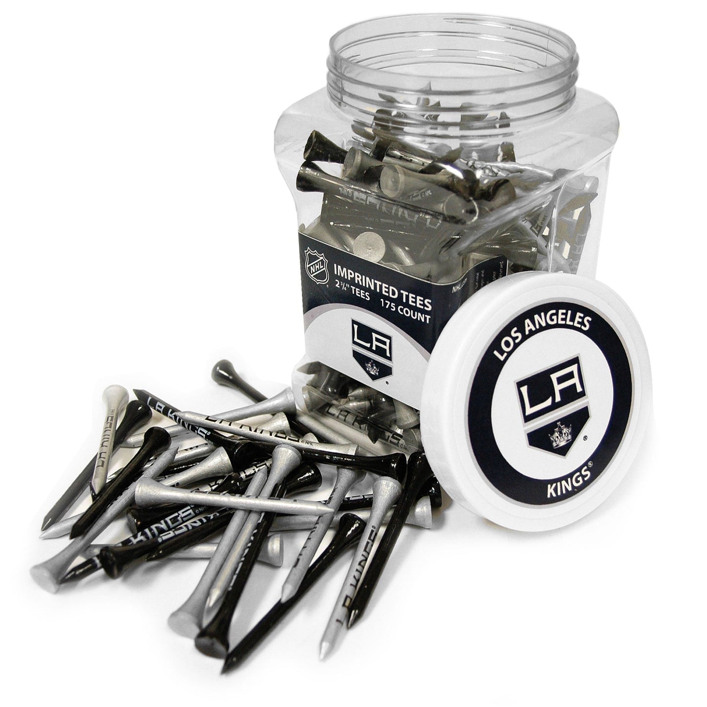 Team Golf LA Kings Golf Tees - 175 Tee Jar -