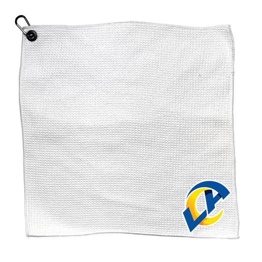 Team Golf LA Rams Golf Towels - Microfiber 15X15 White -