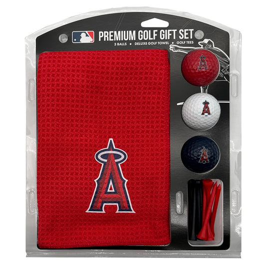 Team Golf Los Angeles Angels Golf Gift Sets - Microfiber Towel Gift Set - Color -