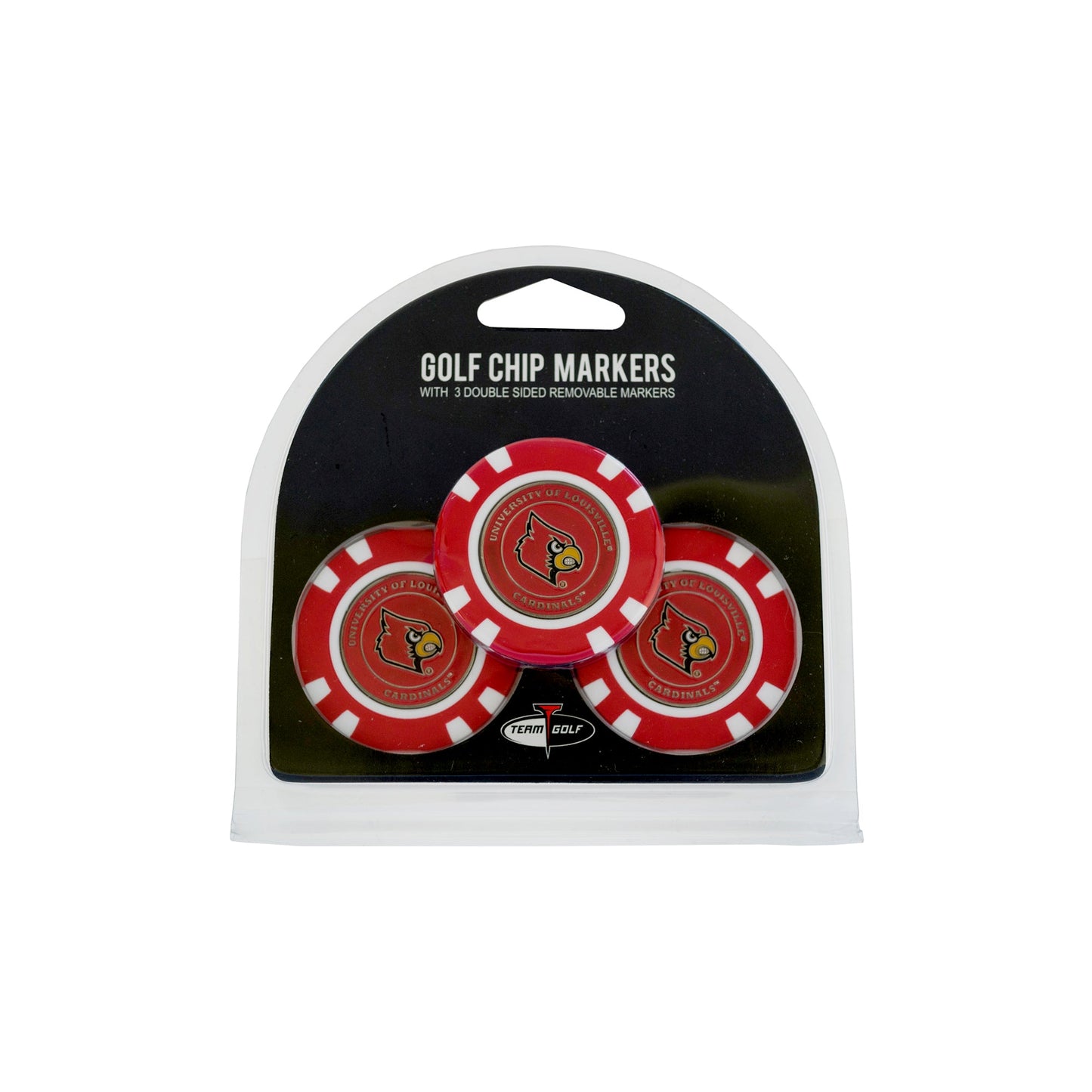 Team Golf Louisville Ball Markers - Golf Chip Marker -